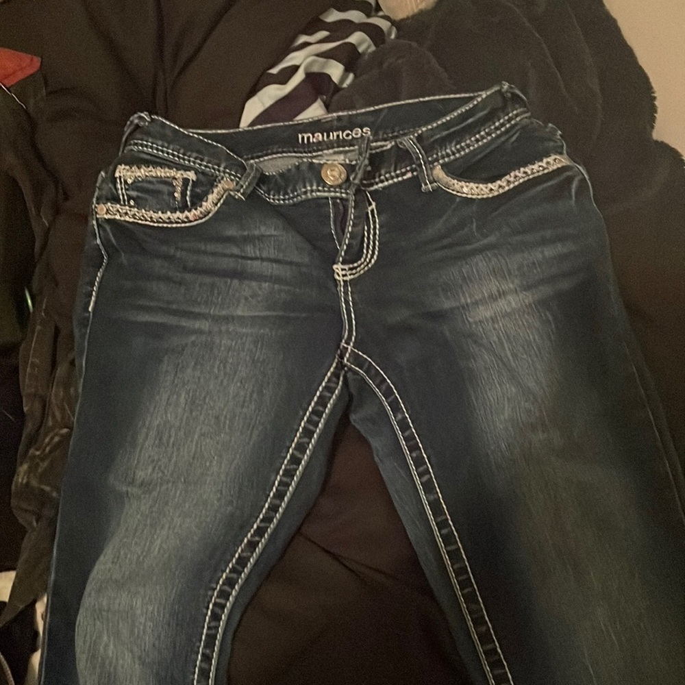 maurice’s bootcut low rise jeans